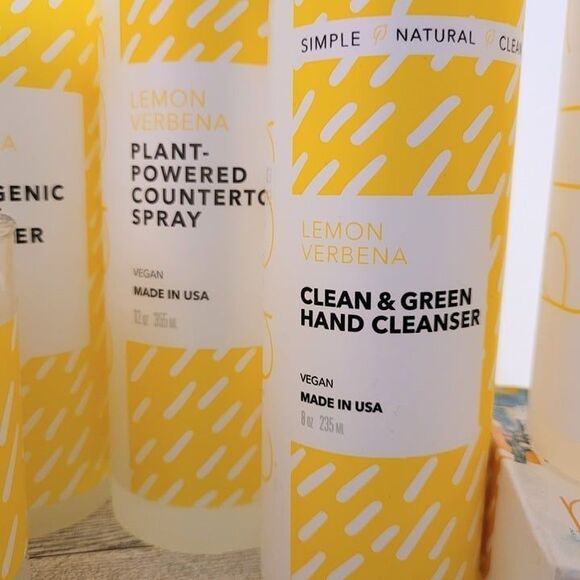 Rena Lemon Verbena Hard-To-Find Candle Hand Soap Cleaner 9 Piece Bundle Set HTF! - Picture 9 of 11